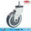 China high quality special custom pu caster wheel with brake