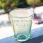 Promotion handmade drinking glass cup factory, tall and thin drinking glass cup shopping