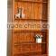 European antique factory hot sell furniture veneered display bookcase