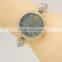 fashion geneva platinum women diamond chain link bracelet watch