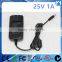 25V 1A ac power adapter 25Volt 1000ma AC Adaptor KC UL CE GS SAA C-tick