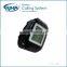 Wireless food court call restaurant waiter calling system call button with menu stand