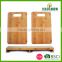 new design wooden bamboo kitchen breadboard with drawer set of 3