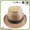 Retro Summer stripped hot sale sun straw cowboy formal hat