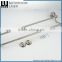 No.13125 China Supplier Modern Bathroom Stainless Steel Brush Nicked Wall-Mounted Double Towel Bars