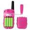 Updated Pink retevis RT-388 0.5W 22 Channel 462.5625-467.7250 UHF rechargable mini 2 way Radio
