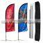 High quality fiber glass pole used car shop advertising flag banner