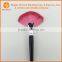 pretty welcomed big newest wood Handle fan cosmetic brush with colored brush