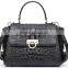 OEM ODM Leather Handbag for Women, Genuine Crocodile Skin
