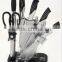 CK-6005 Damascus 6 PCS ceramic kitchen knife with stainless steel handle for chef knife set