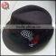 Plain Pattern and Flower & Bowknot Accessory Type wholesale fedora hat