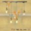 Manufacturer's Premium Industrial Pendant Lamp Vintage Filament Track Light Brass Sockets Hanging Lamp