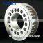 Customized aluminum timing pulley taper bushed pulleys HTD8M HTD14M
