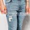 stocklot men jeans Distressed denim man jeans pant with Rip Knee buy jeans turkey  express jeans(LOTA015)