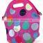 High quality OEM insulated sublimated neoprene lunch bag/tote bag