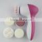 2015 OEM ODM Manufacture Waterproof Face Skin Cleansing Brush Machine Sonic Electric Facial Brush For Exfoliating