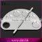 Stainless Steel Semicircle Makeup Palette Spatula Professional Makeup Tool