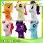 high quality organic stuffed dragon hang puppet for children