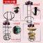 Customized movable metal bread display rack