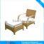All weather rattan chair pool rattan lounger (6039A)