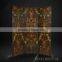 Traditional Hand Painting Three Door Folding Screen, Retro Furniture Decorative Wooden Floor Screen With Crackle