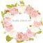 Ring wet fresh floral foam