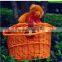 High Quality Cheap Wicker Bike Basket &purple Girl Bike Basket