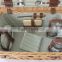 Wholesale luxury wicker picnic basket with lid