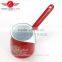 red design hot sale flower decal elegant useful coffee cup/milk pot