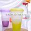 2017 Wholesale plastic cereal to Go breakfast cup /plastic cereal cup with spoon