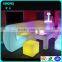 Cool luminous bar counter furniture plastic led bar counter