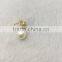 14k gold stud 7.5-8 mm white akoya pearl earrings