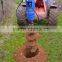 hydraulic earth auger for skid steer loader