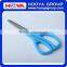 ST33363 Plastic Blue Handle Print Design Cartoon Kids Scissors