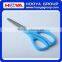 ST33363 Plastic Blue Handle Print Design Cartoon Kids Scissors