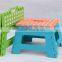 Amazing printing plastic stacking folding stool in home / kitchen/living room