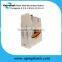 Hot sale PE blockbottom soft loop or flexile loop handle plastic bag for hat shop