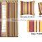 Brown Multi Striped Cotton Curtains