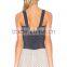 Wholesale Women Apparel Wrap Styling Waist-tie Dot Fitted Tank Top(DQE0402T)
