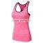 2017 China custom wholesale polyester ladies girls fashion fitness tank tops