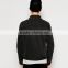 wholesale mens black denim plain warm jacket in bulk
