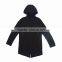 2017 New Arrival Simple Black Parka Men Srping Wear Jacket