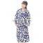 Factory Price Custom Logo Unisex 100% Polyester Nightgown