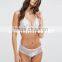 Runwaylover Hot Sale Sexy Embroider Floral Sexy Bra Set