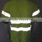 Hi Vis short sleeve safety reflective shirt two-tone generic tape birdeye security polo shirt