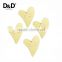 D&D 12PCs/Set Wooden Buttons Heart-Shape Handmade Carved Decorative Buttons Sewing Scrapbooking Crafts 1.9cm*2.4cm