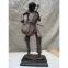 Playing Music Bronze Sculpture For Garden Decoration