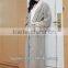 double-side plushed microfiber bathrobe