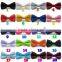 Wholesale newest fashion and cheap bow ties 100% polyester party colorful LED necktie for baby boys