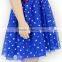 Wholesale 4th of July Sparkle Children Girls Dress Patriots' Day Sequin Baby Dress M6033104